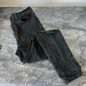 BDG Ripped high-rise black jeans